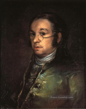 Francisco Goya Werke - Selbst Porträt mit Brille Francisco de Goya